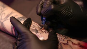 Best tattoo artist in Lafayette LA creating custom tattoo design