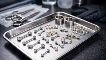 High quality piercing jewelry used in professional piercing studio in Lafayette LA